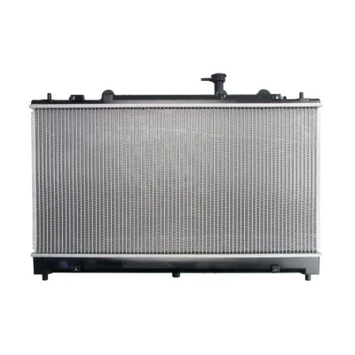 Kuva THERMOTEC D73019TT Jäähdytin Alumiini, Muovi ajoneuvoille ilmastointilaitteella tai ilman 378 738 16 Automaattivaihteisto Jäähdytysrivat juotetut