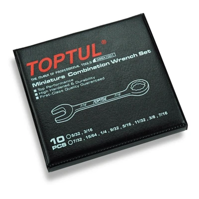 Kuva Ruuvi ja kiintoavainsarja TOPTUL 10Stk MINI (5/32 7/16 zoll)