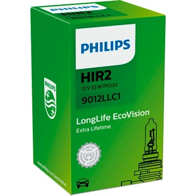 Kuva Halogeenilamppu PHILIPS LongLife Hir2 PX22d LAND ROVER, JEEP, INFINITI, DODGE, MITSUBISHI, CHEVROLET, TOYOTA, JAGUAR, OPEL, VAUXHALL, HYUNDAI, CHRYS