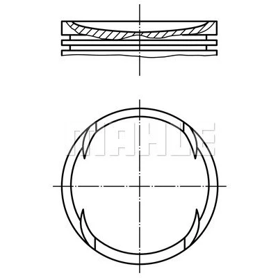 Kuva Männät ALFA ROMEO 145, 146, 155, 156, 156 Sportwagon, 166, GTV, SPIDER OE 58951 71, 60603 80 5, 6