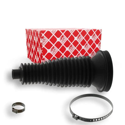 Kuva FEBI BILSTEIN 45480 Paljekumisarja, Ohjaus Thermoplast Etuakseli, oikea Kuorilla AUDI: Q5