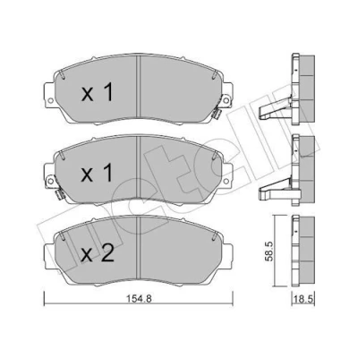 Kuva Jarrupalasarja, levyjarru METELLI 22 0903 0