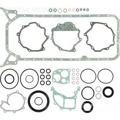 Kuva REINZ 08 26572 02 Tiivistesarja Kampikammio Kampiakselin tiivisteellä MERCEDES BENZ: T1 Van, E sarja Sedan, W124 Sedan