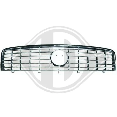 Kuva DIEDERICHS Priority Parts 3463441 Etusäleikkö Harmaa kromattu raita FIAT: Linea