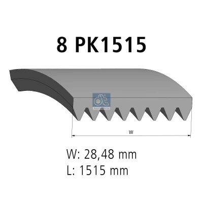 Kuva Moniurahihna DT Spare Parts 6.31520