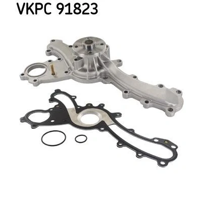 Kuva SKF VKPC 91823 Vesipumppu Tiivisteillä pinnaruuveilla Metalli Moniurahihnavedolle TOYOTA: RAV4 III SUV, Auris Hatchback, LEXUS: RX II