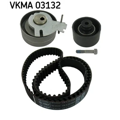 Kuva SKF VKMA 03132 Jakohihnasarja 134 Pyöristetyllä hammasprofiililla PEUGEOT: 307 Hatchback, Farmari, 207 Hatchback