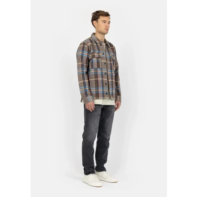 Kuva Denim Project Pocket Kevyt takki, Koko: Medium, Check brown