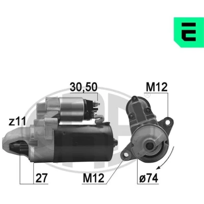 Kuva ERA 220955A Starttimoottori 12 1,4 11 TOYOTA: Avensis III Farmari, Verso, Sedan, MINI: Countryman