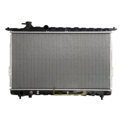 Kuva THERMOTEC D70509TT Jäähdytin ajoneuvoille ilmastointilaitteella tai ilman 718 403 23 Automaattivaihteisto Jäähdytysrivat juotetut HYUNDAI: SONATA 4