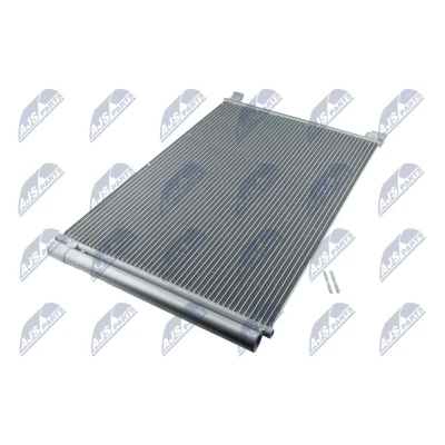 Kuva NTY CCS ME 033 Ilmastoinnin Lauhdutin Vedenerottimella Alumiini 673 R 134a MERCEDES BENZ: C sarja Sedan, GLC Coupe, T modell
