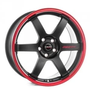Kuva BORBET DB8GT2 Black Matt Rim Red 8.5x19 5/114.3 ET40 B72.5 Alumiinivanteet