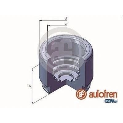 Kuva AUTOFREN SEINSA D025320 Jarrusatulan Mäntä 38 Taka akseli