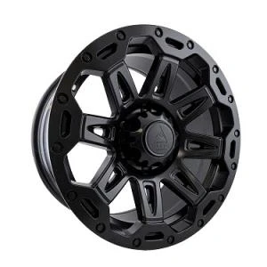 Kuva American Elite Eagle Matt Black 9x17 6/139.7 ET12 B110 Alumiinivanteet