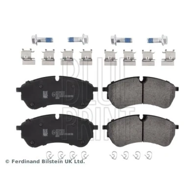 Kuva BLUE PRINT ADBP420004 Jarrupalat Kulumisenilmaisemelle Jarrusatulan ruuveilla, Huudonvaimennuspellillä, Kiinnitysmateriaalilla VOLKSWAGEN: Crafter Van
