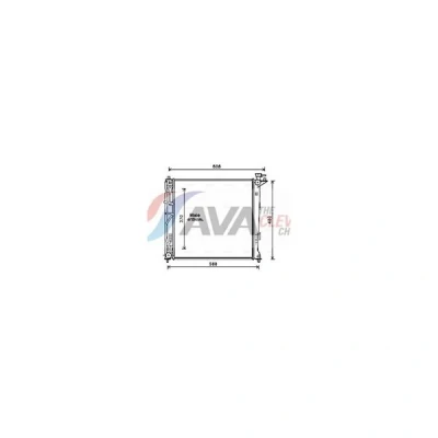 Kuva Jäähdytin,moottorin jäähdytys AVA QUALITY COOLING HY2282