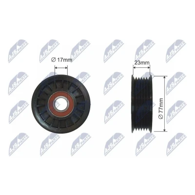 Kuva Kiristysrulla, moniurahihna CADILLAC, CHEVROLET, GMC, HUMMER, ISUZU OE 12554027, 12580162, 12609719