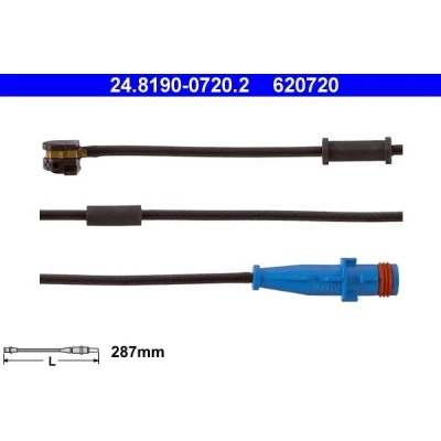 Kuva ATE 24.8190 0720.2 Jarrupalojen Kulumisen Ilmaisin OPEL: Astra H Hatchback, Vectra C CC