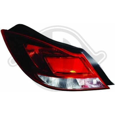 Kuva DIEDERICHS 1826290 Takavalot Oikea Ilman lampun kantaa OPEL: Insignia A Hatchback