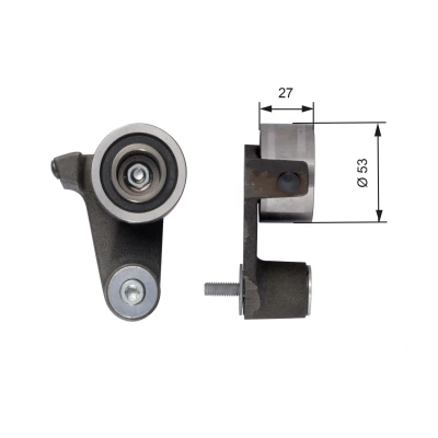 Kuva GATES FleetRunner Micro V Stretch Fit T41165 Kiristysrulla, Hammashihnat VOLVO: V70 I, 2, S40 I