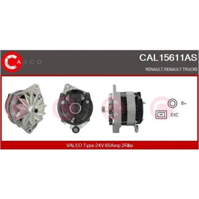 Kuva CASCO CAL10379AS Laturi 12V 140A AUDI: A4 B8 Avant, A5 Sportback, Coupe