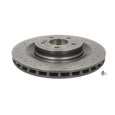 Kuva BREMBO COATED DISC LINE 09.9257.41 Jarrulevyt 330 26 5 tuuletettu sisältä, uritettu/rei&#039;itetty pinnoitettu hiiliteräs Ruuveilla MERCEDES BENZ: SLK