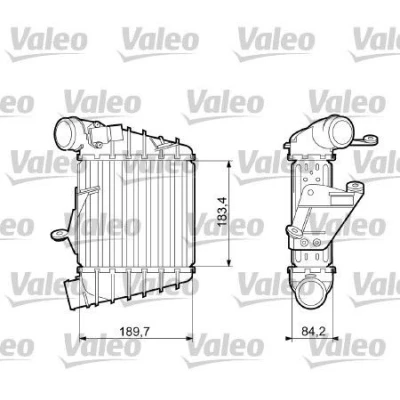 Kuva VALEO 817556 Välijäähdytin Alumiini SKODA: Fabia 1 Combi