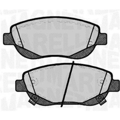 Kuva MAGNETI MARELLI 363916060781 Jarrupalat akustisella kulumavaroittimella TOYOTA: Avensis III Farmari, Verso, Sedan