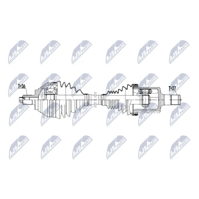 Kuva Vetoakseli NTY NPW VW 236
