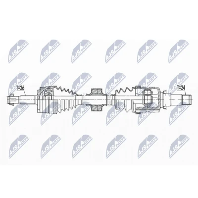 Kuva Vetoakseli, Etuakseli, oikea Toyota C hr OE 43410F4050