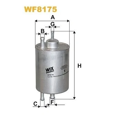 Kuva Polttoainesuodatin WIX FILTERS WF8175