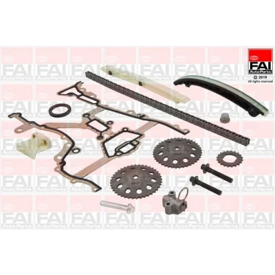 Kuva FAI AutoParts TCK116 Jakoketjusarja Tiivisteillä, Hammaspyörillä Yksinkertainen, Niittiketju OPEL: Corsa D Hatchback, Combo C Tour, Hatchback