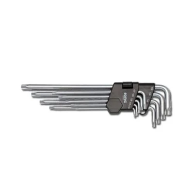 Kuva SONIC 600902 Kulmaruuviväänninsarja T10, T15, T20, T25, T27, T30, T40, T45, T50 Kromi vanadium teräs 9