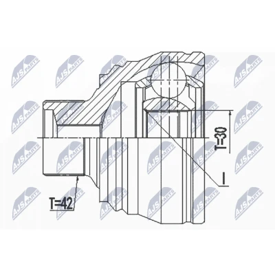 Kuva Nivelsarja, vetoakseli, Etuakseli, oikea, vasen AUDI Q5, Q5 Van OE 4G0407305A, 8R0498099A