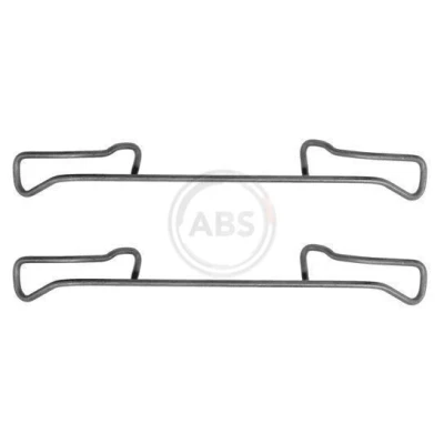 Kuva A.B.S. 1150Q Tarvikesarja, Jarrupala OPEL: Vectra A Sedan, Astra F CC, PEUGEOT: 205 II Hatchback, 306 Hatchback