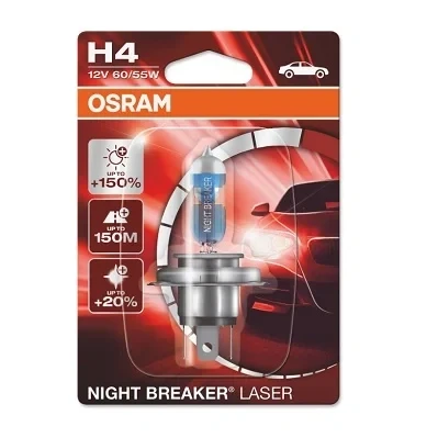 Kuva OSRAM 64193NL 01B Polttimo, kaukovalo H4 12V 60/55W 4050K Halogeeni VOLKSWAGEN: Caddy 3, Polo V Hatchback, GOLF 2, TOYOTA: Yaris III Hatchback