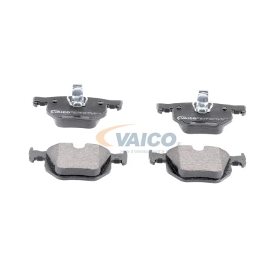 Kuva VAICO V20 8123 Jarrupalat Q+, original equipment manufacturer quality Taka akseli Kulumisenilmaisemelle, Ilman kulumisenilmaisinta BMW: 3 Touring