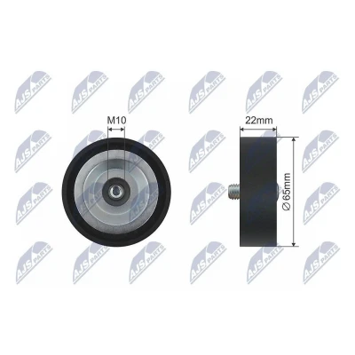 Kuva Ohjainrulla, moniurahihna HYUNDAI, KIA OE 252872A010, 25287 2A010, 252872A110