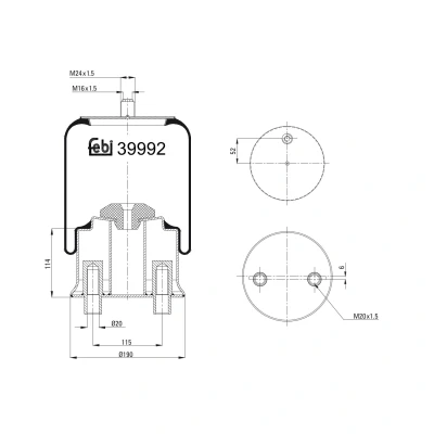 Kuva FEBI BILSTEIN 39992 Metallipalje, ilmajousitus