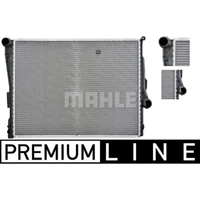 Kuva MAHLE ORIGINAL CR 458 000P Jäähdytin Autoihin, joissa ilmastointi 580 445 32 Jäähdytysrivat juotetut BMW: 3 Touring, Sedan, Coupe