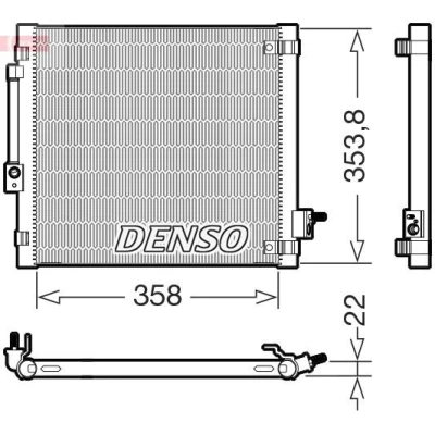 Kuva Lauhdutin, ilmastointilaite DENSO DCN99081