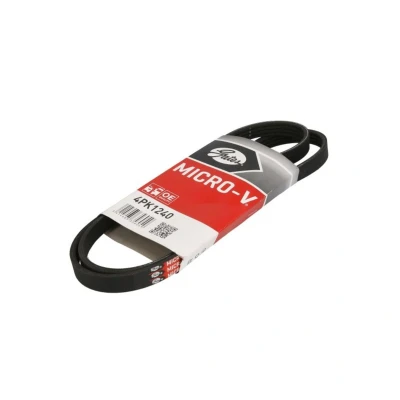 Kuva GATES Micro V 4PK1240 Moniurahihna 1240 4 Polyesteri, EPDM (eteenipropeeni dieeni kumi) AUDI: A4 B5 Sedan, A6 C5 Avant, Avant