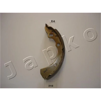 Kuva JAPKO 55316 Jarrukengät Etuakseli 180 31 MAZDA: 323 II Hatchback