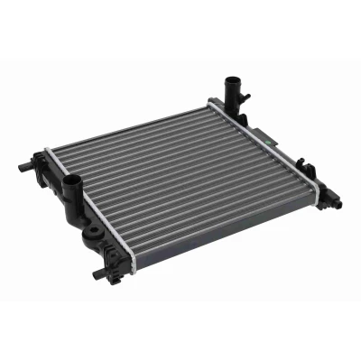 Kuva VEMO V10 60 0072 Jäähdytin Alumiini 350mm 360mm 19mm Jäähdytysrivat mekaan. kiinnitetyt VOLKSWAGEN: up! Hatchback