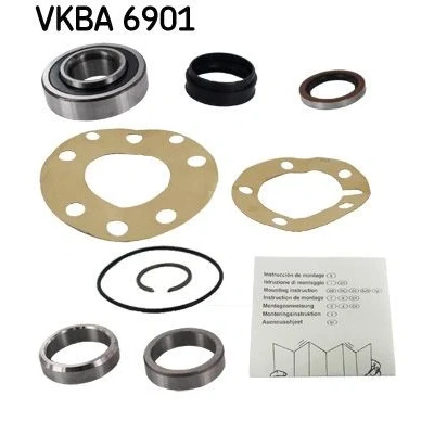 Kuva SKF VKBA 6901 Pyöränlaakerit Akselitiivisteellä 90 TOYOTA: HILUX 3 Pick up, 6 5 up