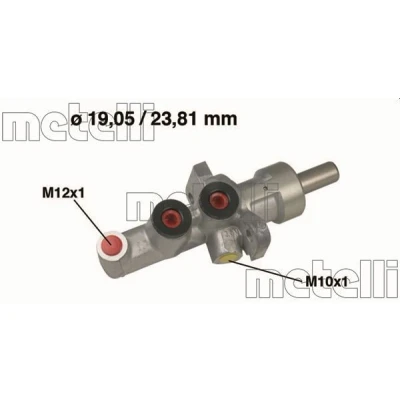 Kuva METELLI 05 0619 Jarrupääsylinteri 19,05 Alumiini