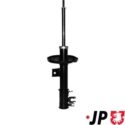 Kuva JP GROUP 1542104770 Iskunvaimentimet Etuakseli, vasen Kaasupaine Kaksiputki Joustintuki Tappi ylhäällä FORD: KA Hatchback