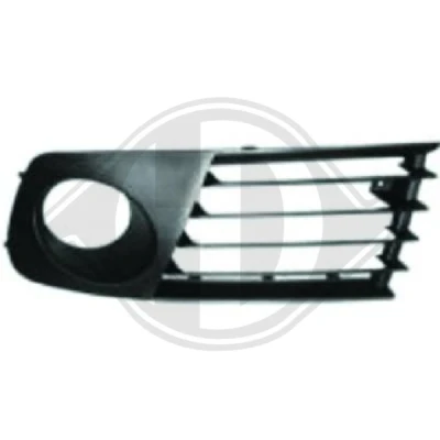 Kuva DIEDERICHS 7425048 Puskurin Ritilä reikä/reiät sumuvaloille Oikea SEAT: Ibiza 3