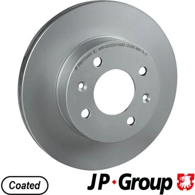 Kuva JP GROUP 3563102400 Jarrulevyt Etuakseli 241 19 4 Tuuletettu pinnoitettu