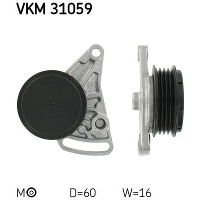 Kuva SKF VKM 31059 Kiristysrulla AUDI: A6 C4 Avant, Sedan, A4 B6 VOLKSWAGEN: Passat B5 GP Variant, SKODA: Superb I Sedan